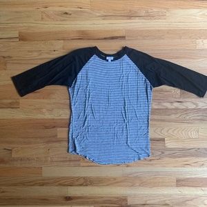 LuLaRoe Randy Striped Shirt size M